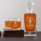 ak lekár pije, len na zdravie - Sada gravírovanej karafy a pohárov na whisky