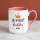Jej výsosť babka - Keramický hrnček s farebným okrajom