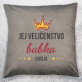 Jej veličenstvo babka - Dekoračný vankúš