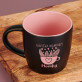 Kávička maminky - čierny keramický hrnček Kávička maminky - čierny keramický hrnček