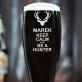 Keep calm and be a hunter - Gravírované pohare na pivo