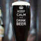 Keep calm - Gravírované pohare na pivo