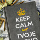 Keep Calm - Notes A5 s potiskem
