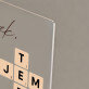 milujem ťa scrabble - Tlač na akrylové sklo so stojanom