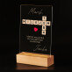 milujem ťa scrabble - Tlač na akrylové sklo (LED stojan)