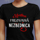 Milovaná nezbednica - Čierne dámske tričko