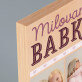 Milovanej babke - Tlač na drevo
