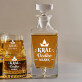 Kráľ dedko - Sada gravírovanej karafy a pohárov na whisky