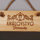 Kráľovstvo - Drevená tabuľka