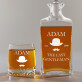 Last Gentleman - Sada gravírovanej karafy a pohárov na whisky