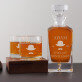 Last Gentleman - Sada gravírovanej karafy a pohárov na whisky