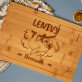 Lenivý- Doska s gravírováním