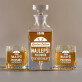 Limited edition - Sada gravírovanej karafy a pohárov na whisky