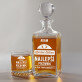 Limited edition - Sada gravírovanej karafy a pohárov na whisky