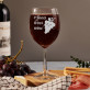 Love wine - Gravírovaný pohár