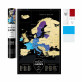 STÍRACÍ MAPA Travel Map™ Black Europe