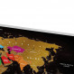 STÍRACÍ MAPA SVĚT Travel Map™ Black Europe