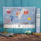 STÍRACÍ MAPA SVĚT Travel Map™ Weekend World