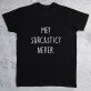 Me sarcastic - Pánske čierne tričko