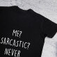 Me sarcastic - Pánske čierne tričko
