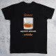 milovník whisky - Pánske čierne tričko