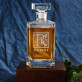 Monogram meno - Sklenená karafa na whisky s gravírovaním 0.7L