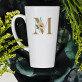 Monogram kvety - Hrnček s potlačou