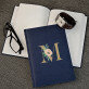 Monogram kvety - Notes a5 s potiskem