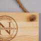 Monogram rodina - Drevená tabuľka