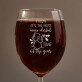 Most wine-derful time - Gravírovaný pohár