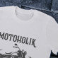 Motoholik - Pánske tričko s potlačou