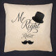 Mr right - Dekoračný vankúš