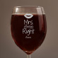 Mrs. Always Right - Gravírovaný pohár