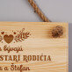 Najlepší starí rodičia - Drevená tabuľka