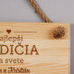 Najlepší rodičia na svete - Drevená tabuľka