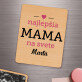 najlepšia mama - Drevený magnet