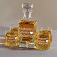 Najlepšia whisky - Sada gravírovanej karafy a pohárov na whisky
