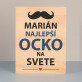 Najlepší ocko - Tlač na drevo