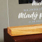 Najkrajší mladý pár - Tlač na akrylové sklo so stojanom