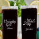 Naughty Girl & Bad Boy - Dvě gravírované sklenice