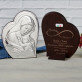 Nekonečná láska - Panna Mária - Strieborný obraz s gravírovaním