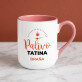 Palivo tatina - Keramický hrnček s farebným okrajom