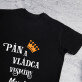 Pán a vládca - Pánske čierne tričko