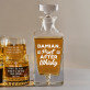 Poet - Sada gravírovanej karafy a pohárov na whisky