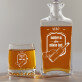 nalieva ako nikto iný - Sada gravírovanej karafy a pohárov na whisky