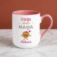 Strašne skvelá mama - Keramický hrnček s farebným okrajom