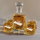 Vlastný projekt - Sada gravírovanej karafy a pohárov na whisky