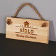 Sídlo - Drevená tabuľka
