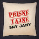 Prísne tajné sny - Dekoračný vankúš