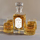 Single Barrel - Sada gravírovanej karafy a pohárov na whisky